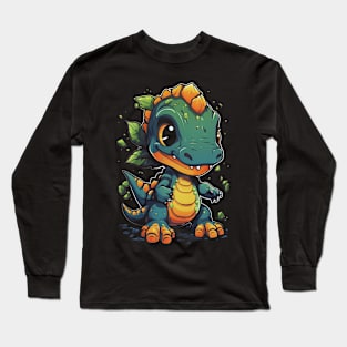 Cute Dinosaur Long Sleeve T-Shirt